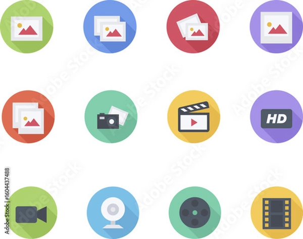 Obraz travel icons set