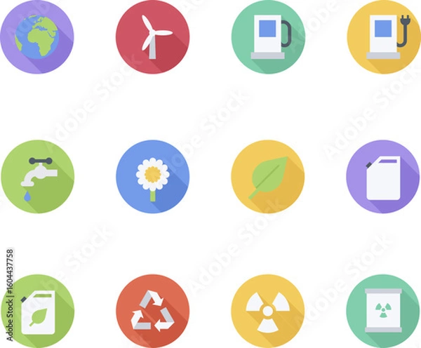 Fototapeta web icons set