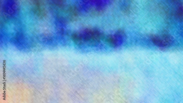 Fototapeta Abstract Watercolor Blue Gradient Texture Background