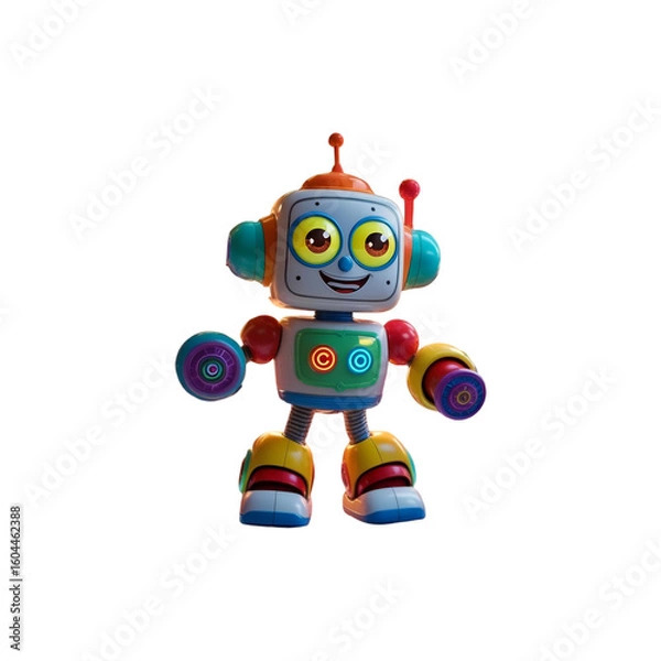 Obraz funny cartoon robot