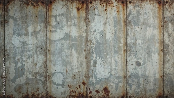 Obraz Protective fence constructed from zinc