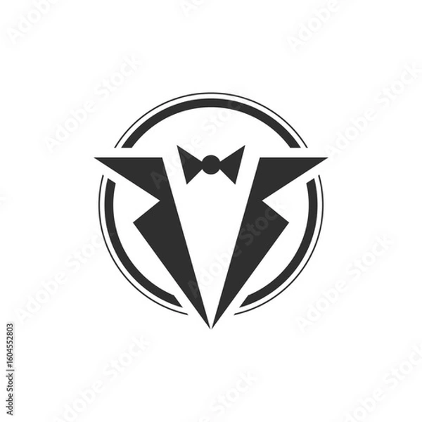 Obraz gentleman vector abstract modern logo
