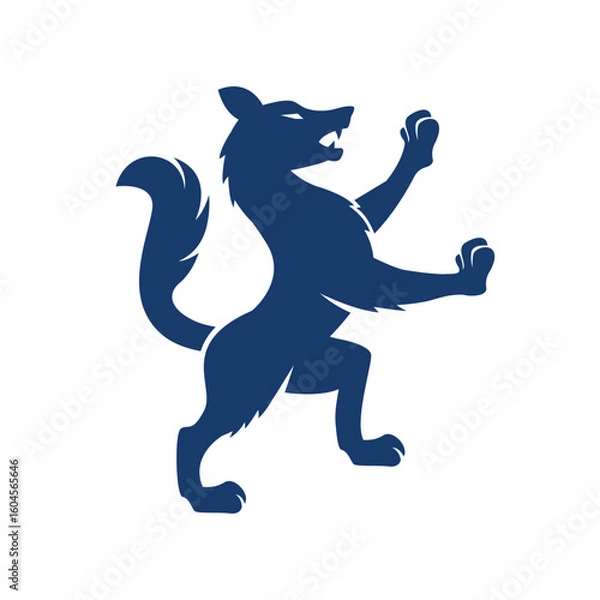 Obraz wolf vector abstract modern logo