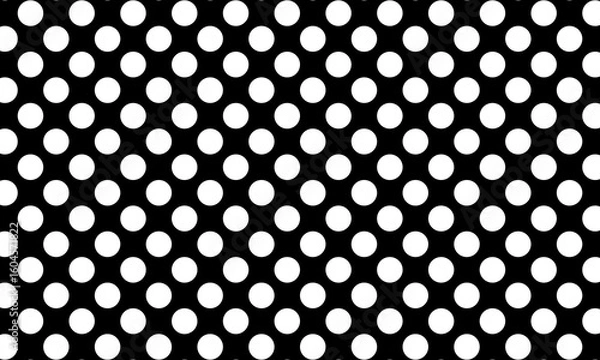 Fototapeta Abstract white polka dot pattern. Polka dot background. geometric circles background.