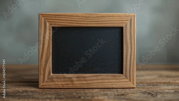 Fototapeta A tiny wooden board featuring an area to write your text