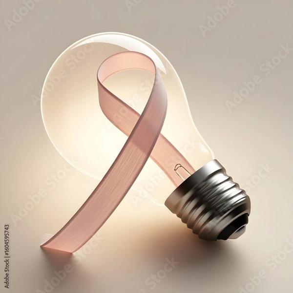 Obraz aids awareness ribbon