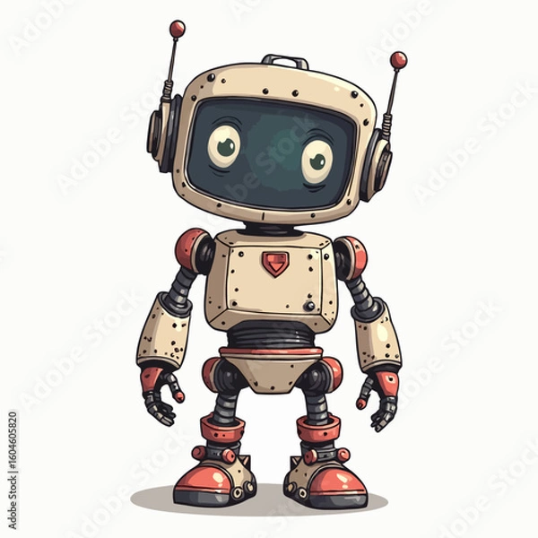 Obraz humanoid robot design very cool