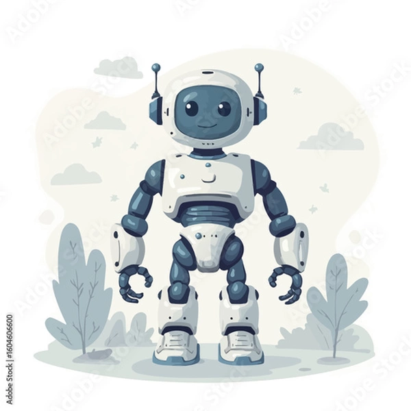 Obraz humanoid robot design very cool