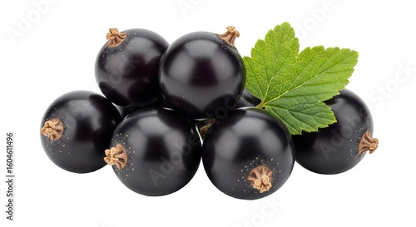 Obraz Isolated Black currants