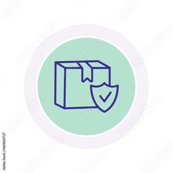 Obraz Safe Shipping vector, pixel perfect, illustrator file 

