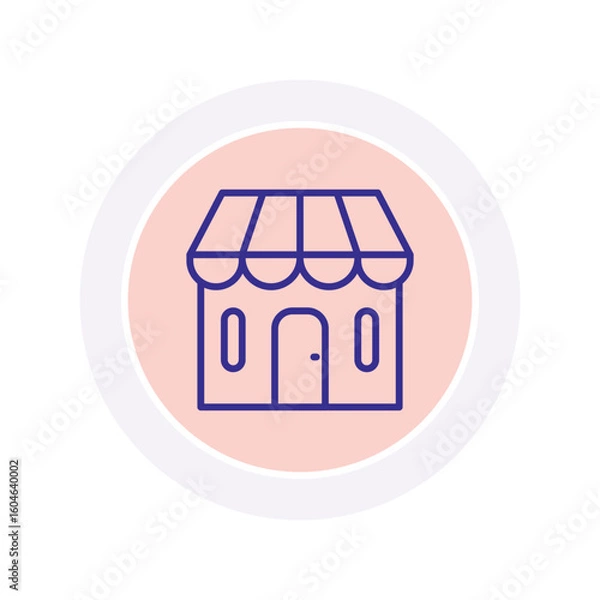 Obraz Shop vector, pixel perfect, illustrator file 
