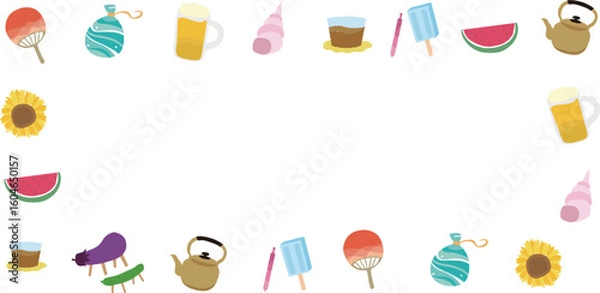 Fototapeta 夏_日本_パターン