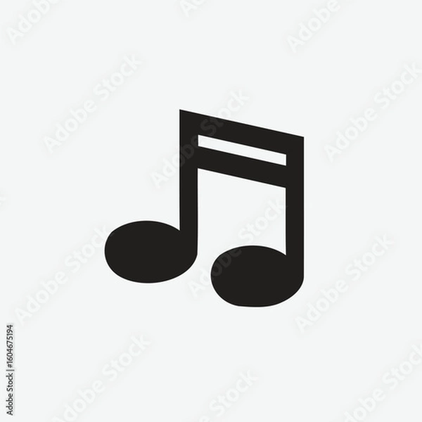 Obraz music note icon