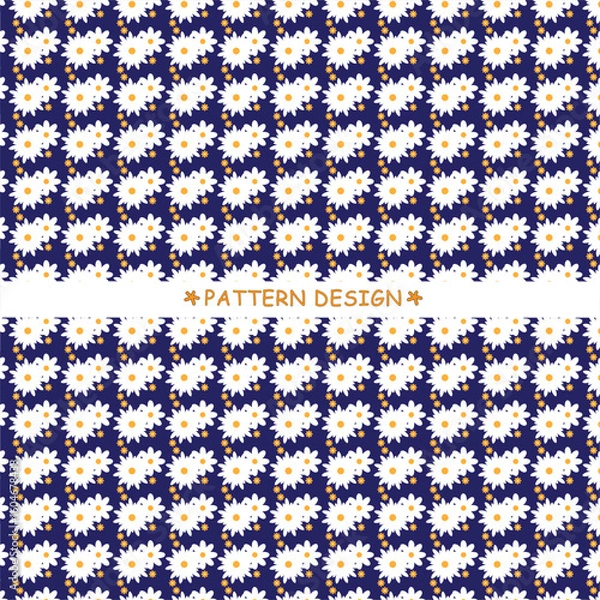 Fototapeta seamless pattern with flowers