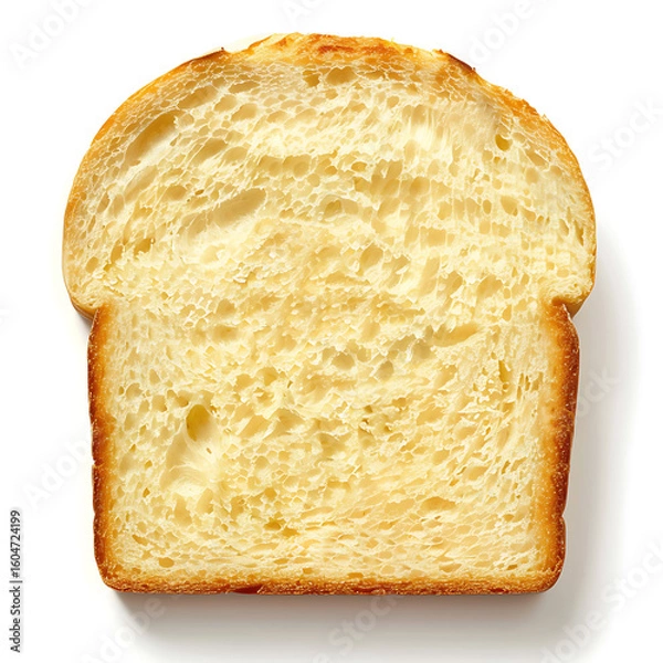 Fototapeta Golden Slice of Toasted Bread