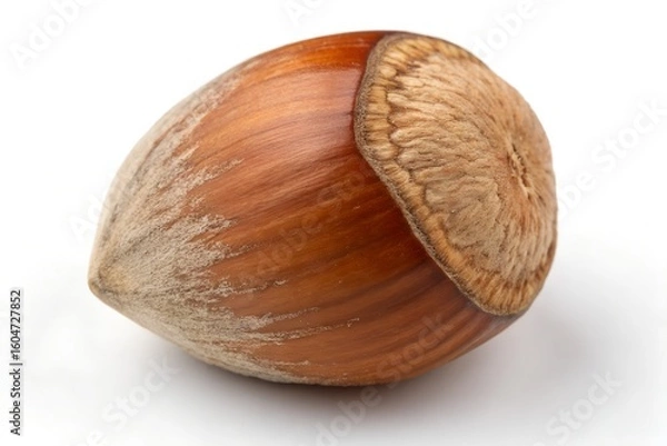 Obraz hazelnut on white background