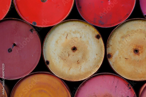 Fototapeta カラフルドラム缶