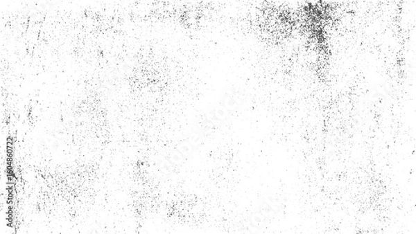 Fototapeta Retro grunge texture with subtle halftone cracks and dirt pattern. Dirty halftone overlay texture with distressed black and white look. 