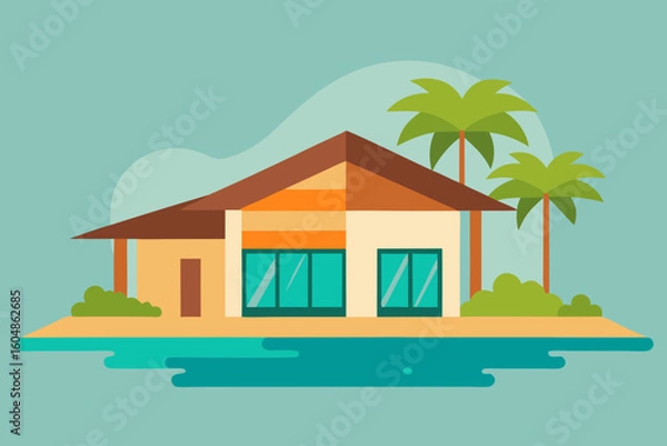 Obraz house on the beach