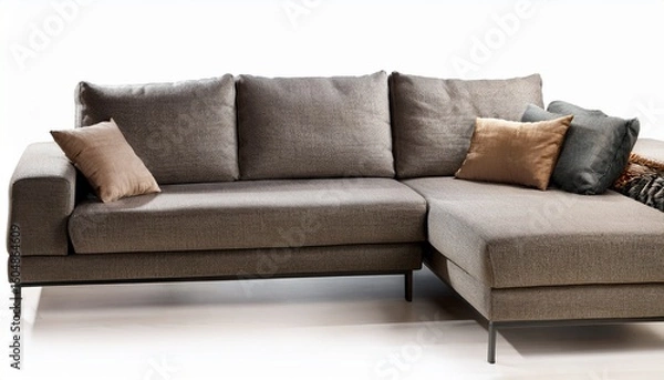 Obraz modern sectional sofa closeup