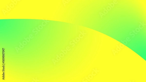 Obraz Lime Yellow Green Gradient Curve