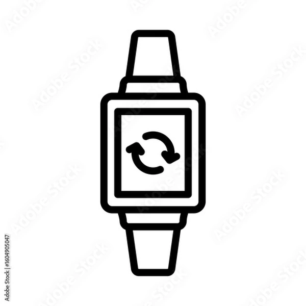 Fototapeta Smartwatch Sync