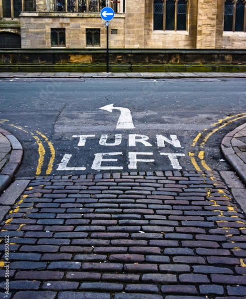 Fototapeta Turn Left