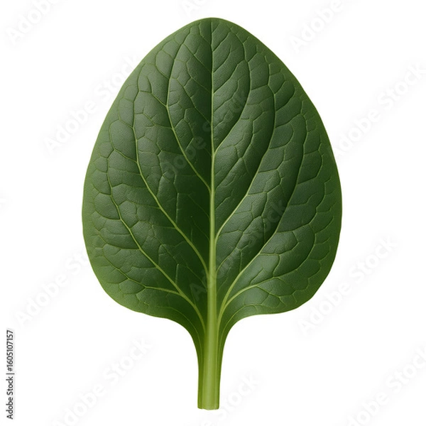 Obraz green leaf isolated on white