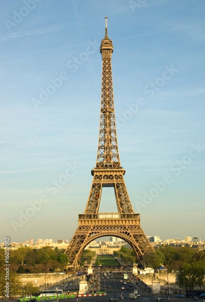 Obraz Eiffelturm in der Abendsonne