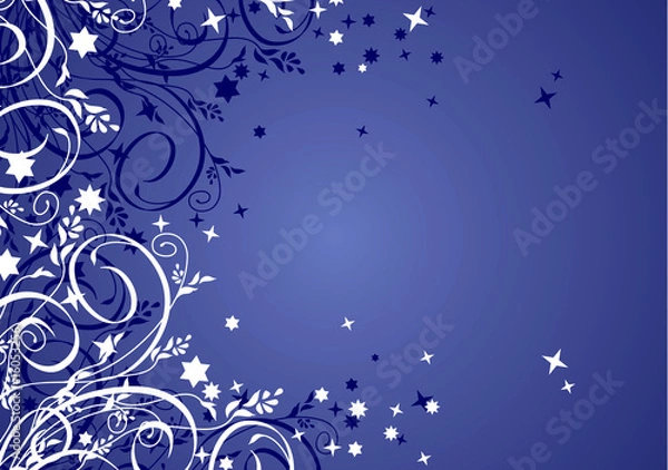 Fototapeta Christmas background / horizontal / vector