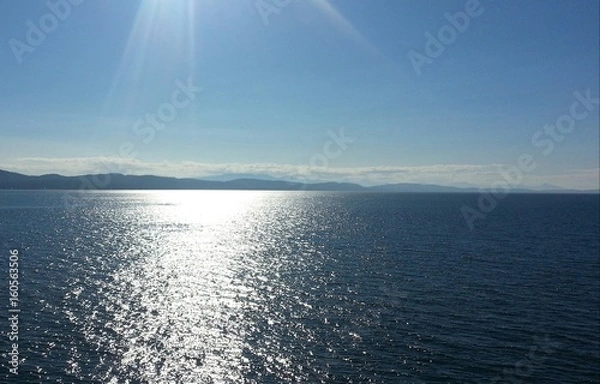 Obraz sunlight ocean skyline