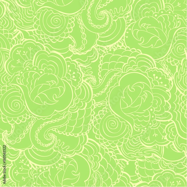 Fototapeta vector floral seamless pattern background