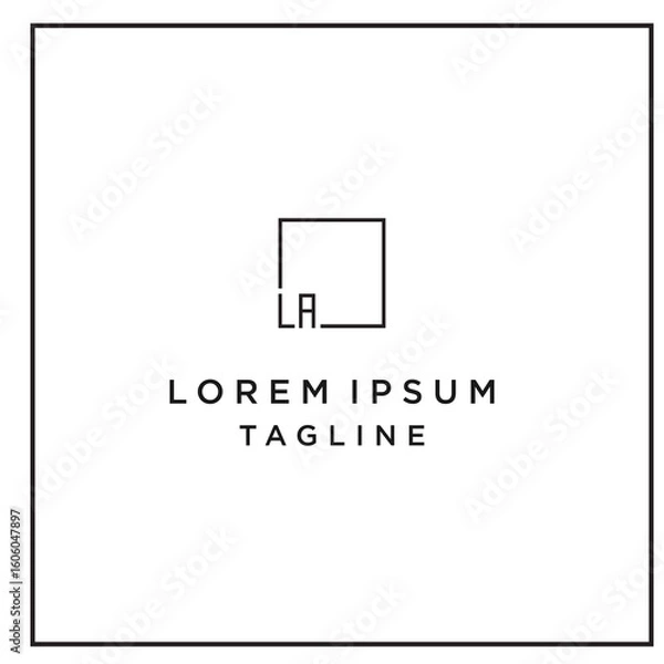 Fototapeta la square logo 