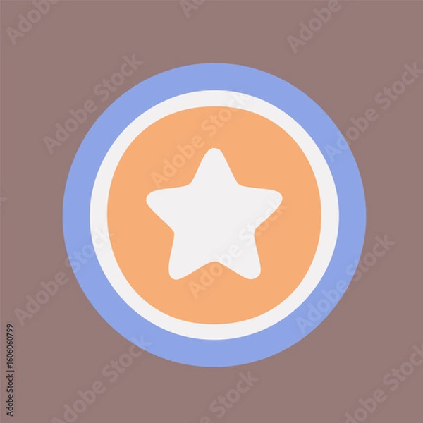 Obraz star icon vector illustration
