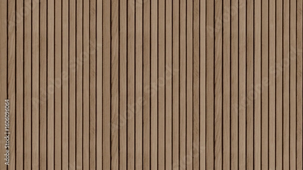 Obraz Wooden decking for outdoor areas with a light brown finish