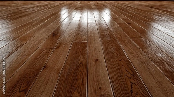 Obraz Shiny Hardwood Floor Texture