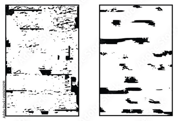 Fototapeta Black background, grunge texture design. Dirty and scratched background. Abstract grunge texture isolated on white background.