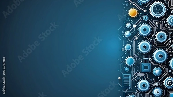 Fototapeta Abstract technology background