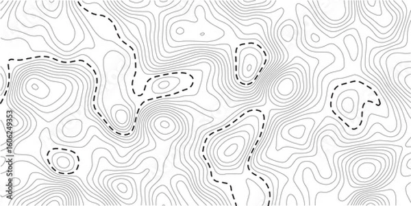 Obraz Geography concept. paper texture design .Imitation of a geographical map. Topographic map background concept