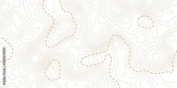 Obraz Geography concept. paper texture design .Imitation of a geographical map. Topographic map background concept