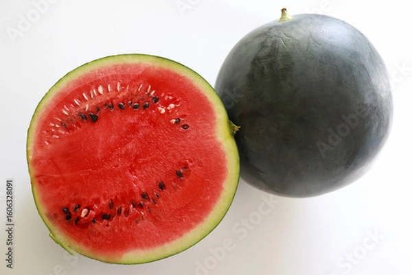 Obraz 半分にカットしたスイカ