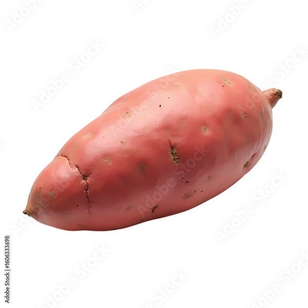 Obraz Red Sweet Potato A Vibrant Culinary Vegetable isolated on transparent background