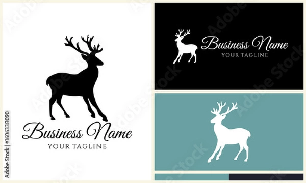 Fototapeta Deer Logo Design Variations. (2)