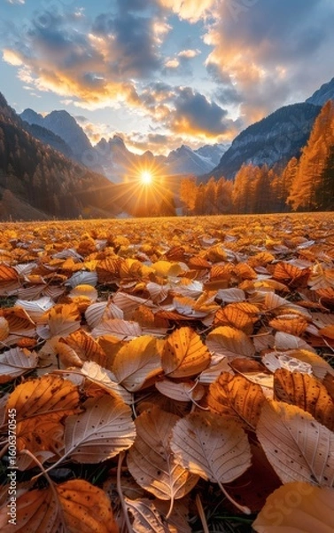 Obraz On the afternoon of the autumn equinox, a gentle breeze brushes by