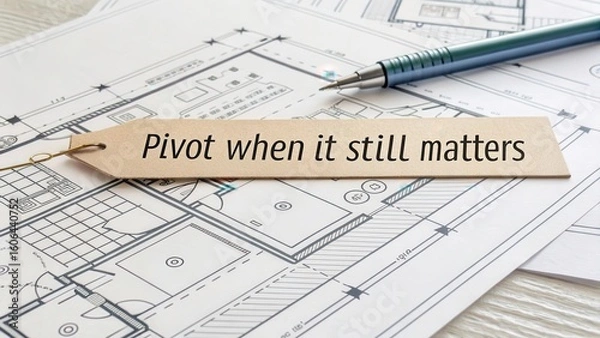 Fototapeta Concept of Planning and Adaptation in Architecture and Design