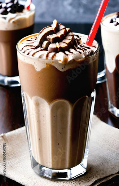 Obraz cappuccino with chocolate