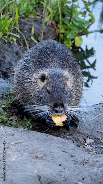 Obraz otter in the water