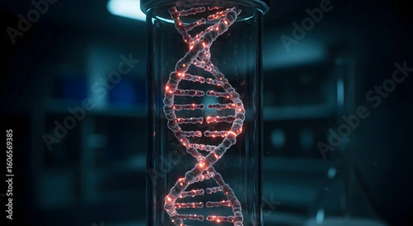 Obraz DNA Research and Genetic Engineering