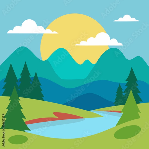 Fototapeta a still place in the world