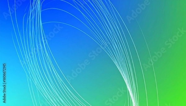 Fototapeta Abstract swirling lines on a gradient background